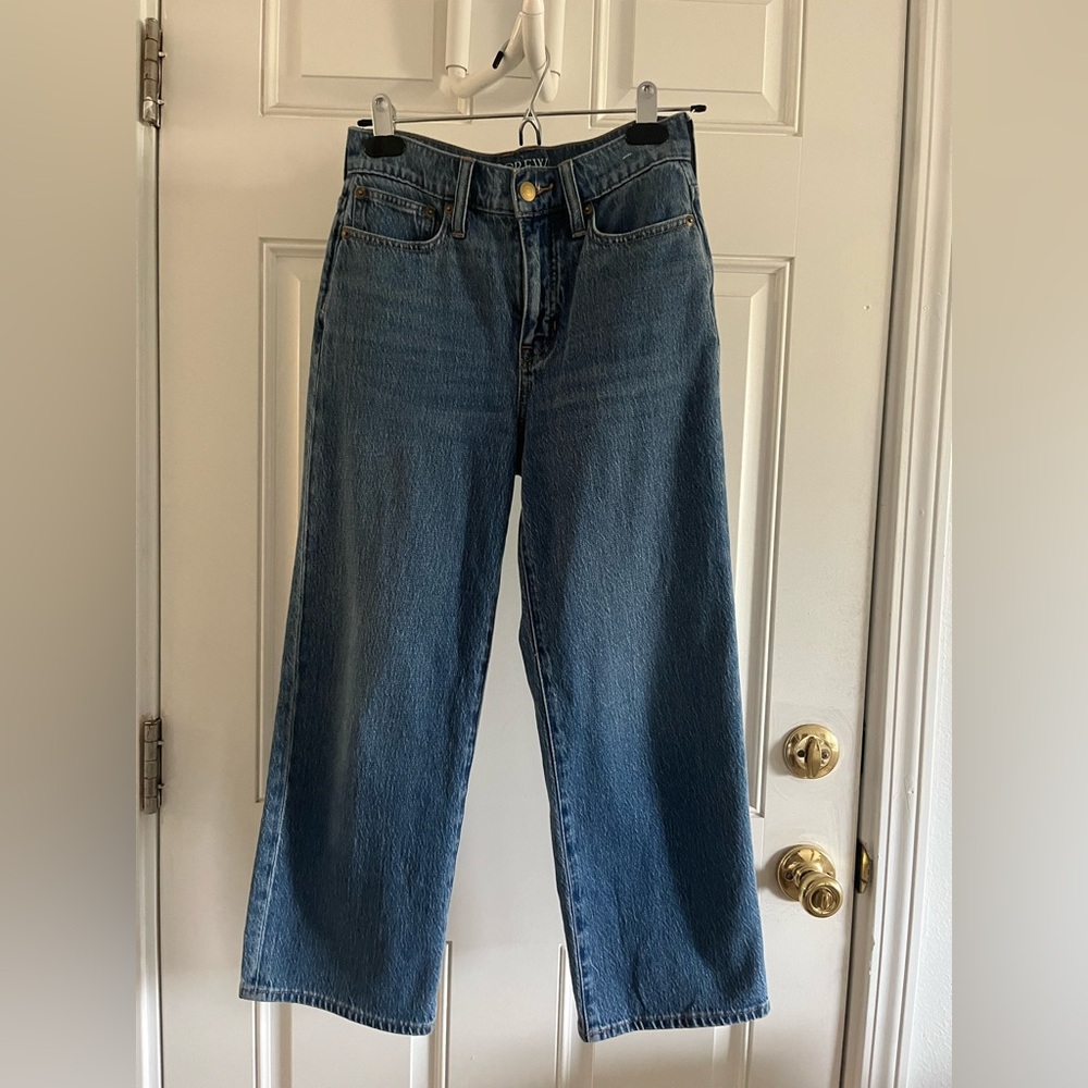 J.Crew slim wide-leg jean 24 Petite in hillside wash NWOT - Picture 5 of 11
